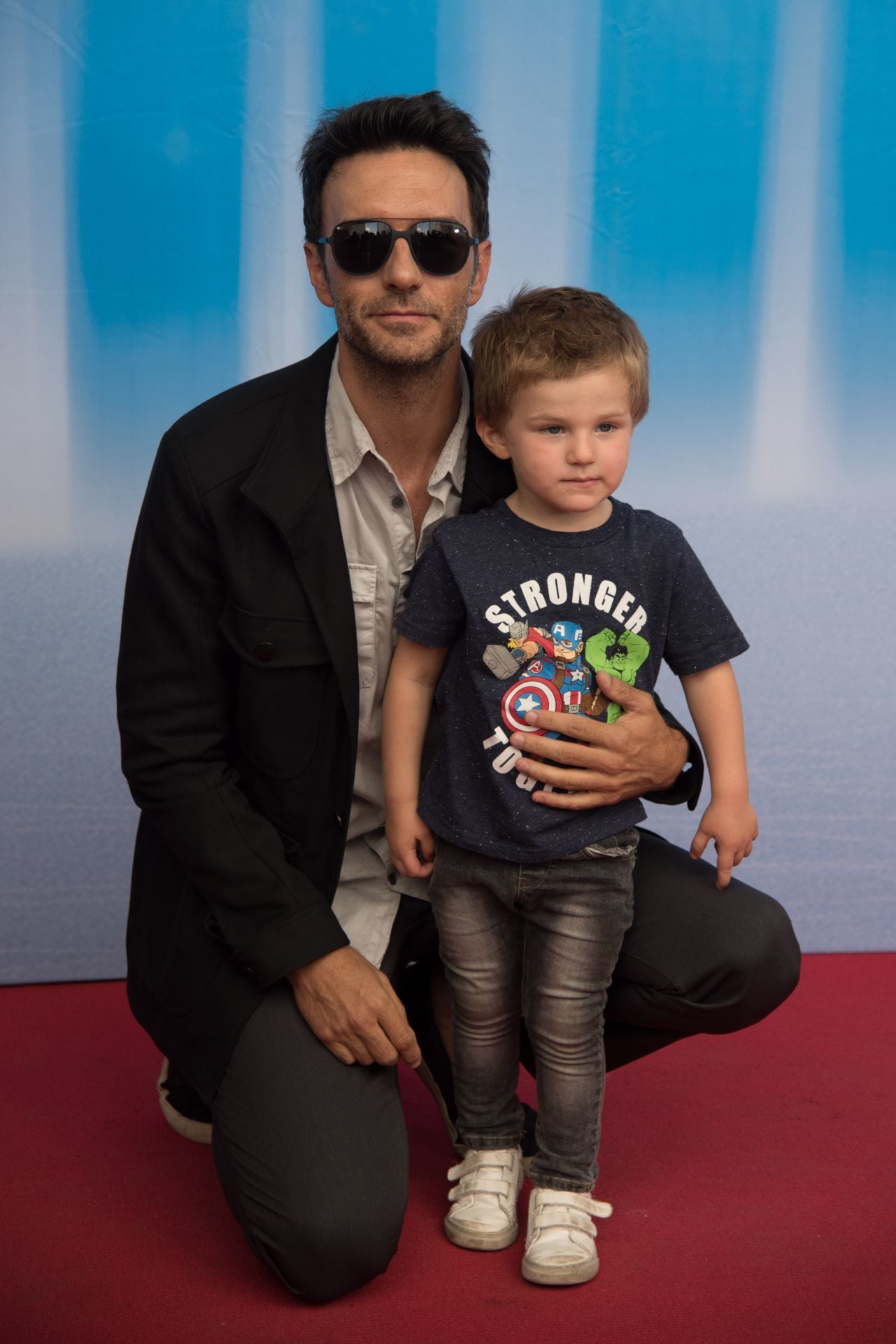 Leonardo de Lozanne con su hijo Andrés en 2018.