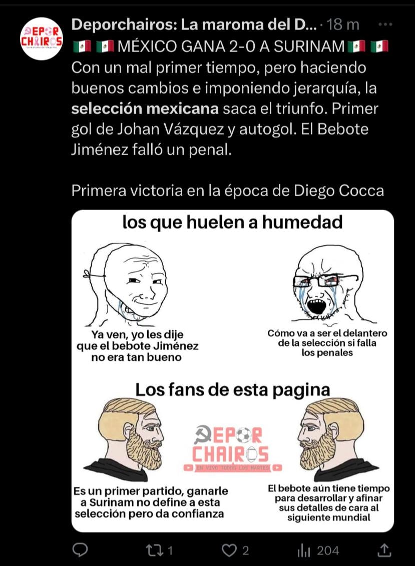 Memes Selección Mexicana.