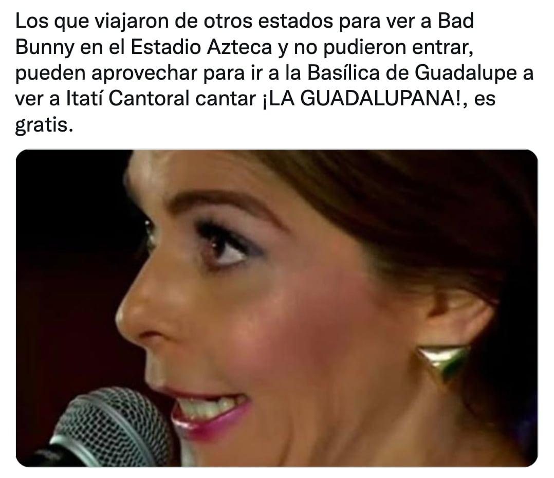 Meme de Itatí Cantoral cantando La Guadalupana