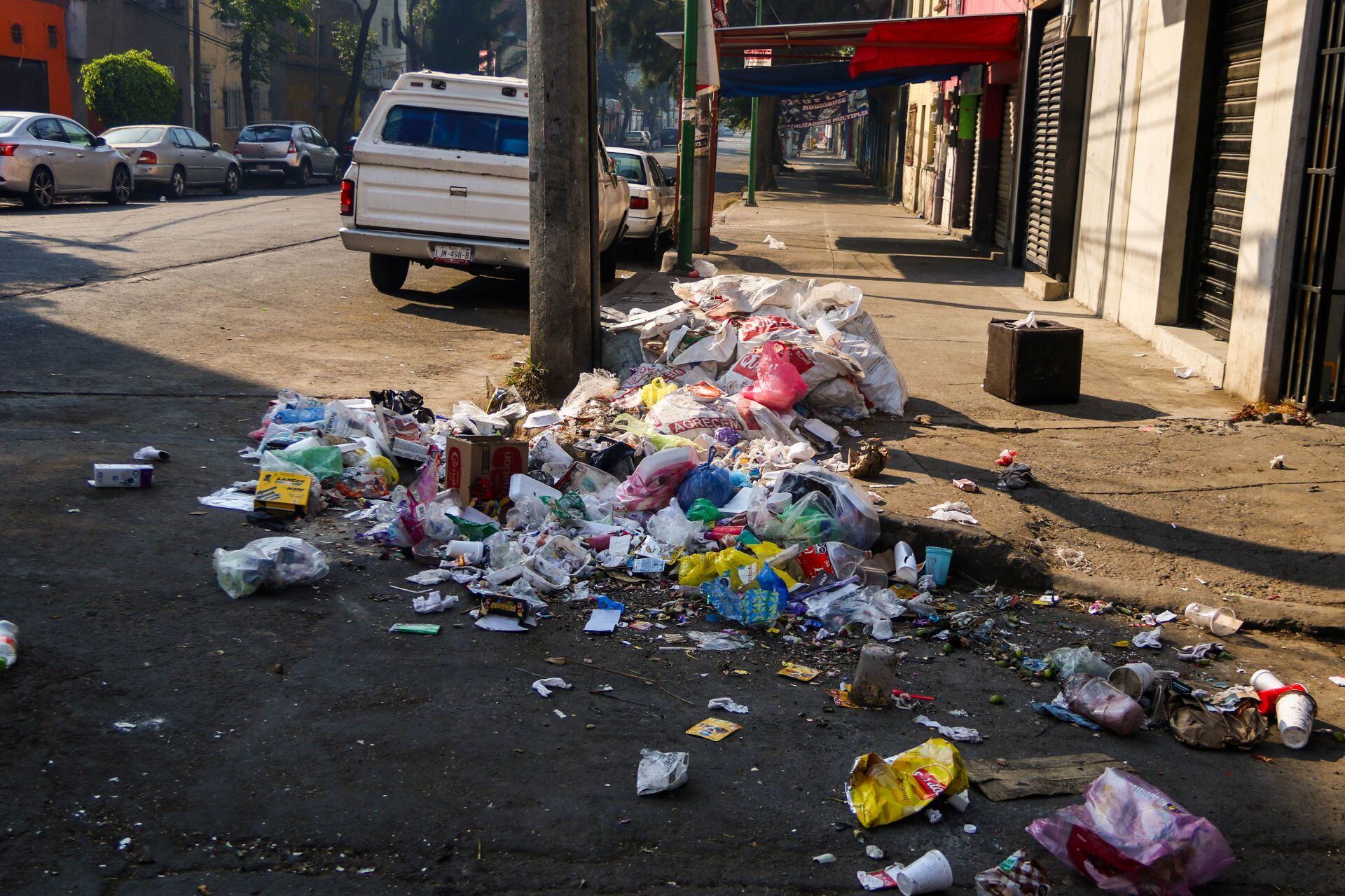 Basura en la calle