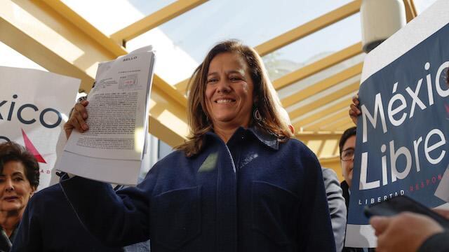 La excandidata presidencial Margarita Zavala.