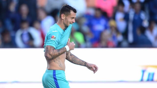 Caraglio durante un partido de La Máquina