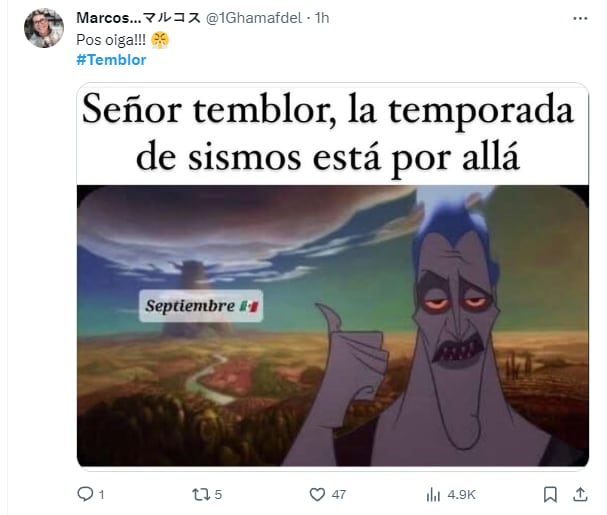 Memes por el sismo del 14 de diciembre