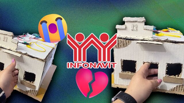 maqueta de una casa de Infonavit