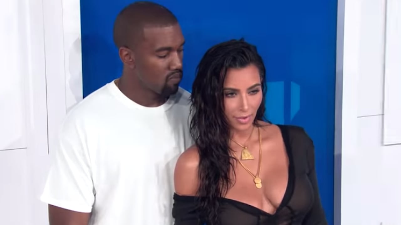 Kim Kardashian y Kanye West.