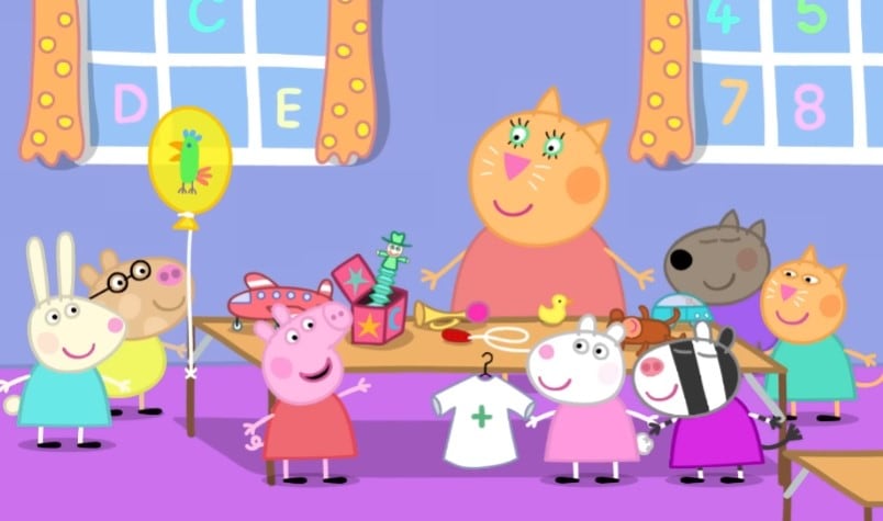La venta de garaje de Peppa Pig