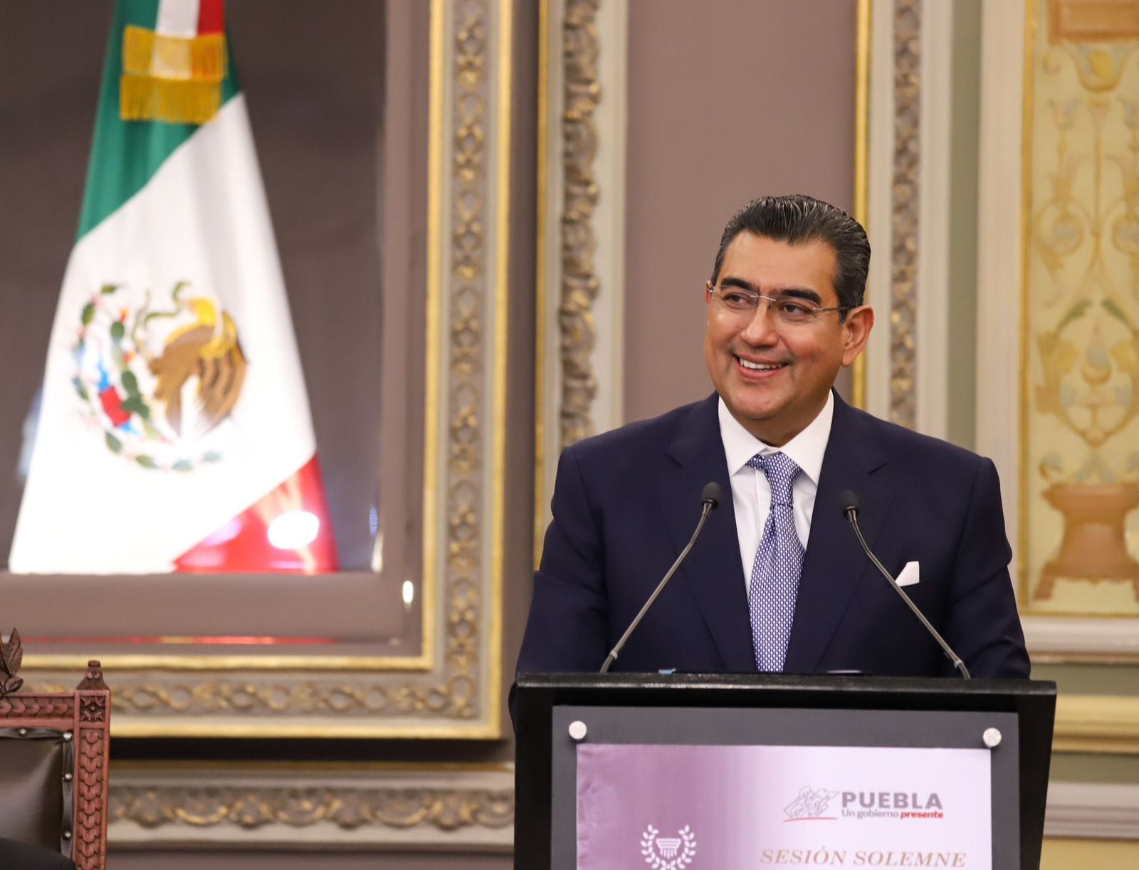 Sergio Salomón, gobernador de Puebla