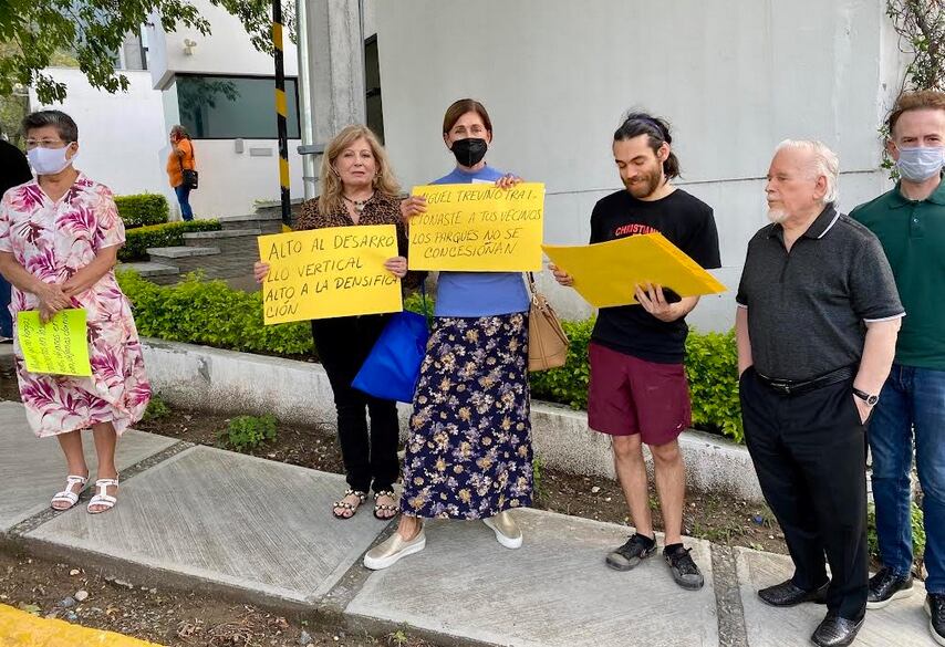 Protesta en San Pedro