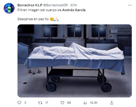 Memes muerte de Andrés García