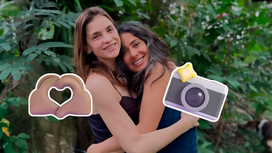 Salma Hayek también se encontró con Irene Azuela en su visita a Veracruz