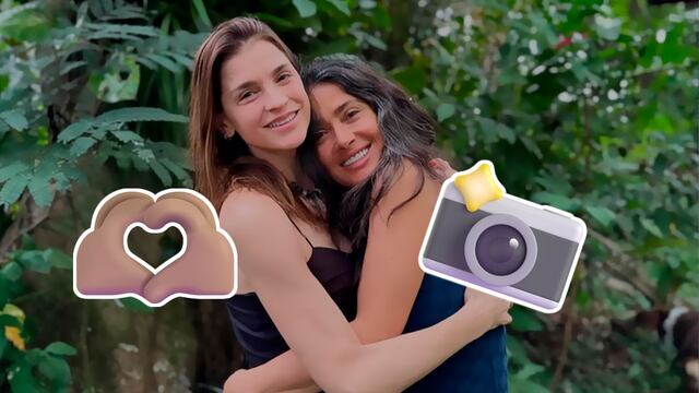 Salma Hayek se encontró con Irene Azuela en su visita a Veracruz