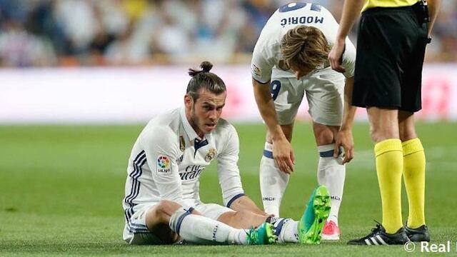 Gareth Bale será baja por un mes después de lesionarse el pasado domingo