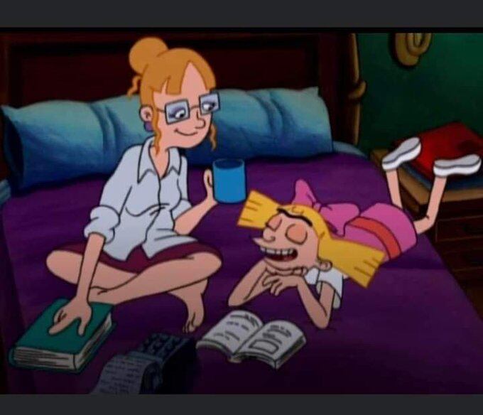 La turbia verdad de la mamá de Helga Pataki, de la serie Hey Arnold.