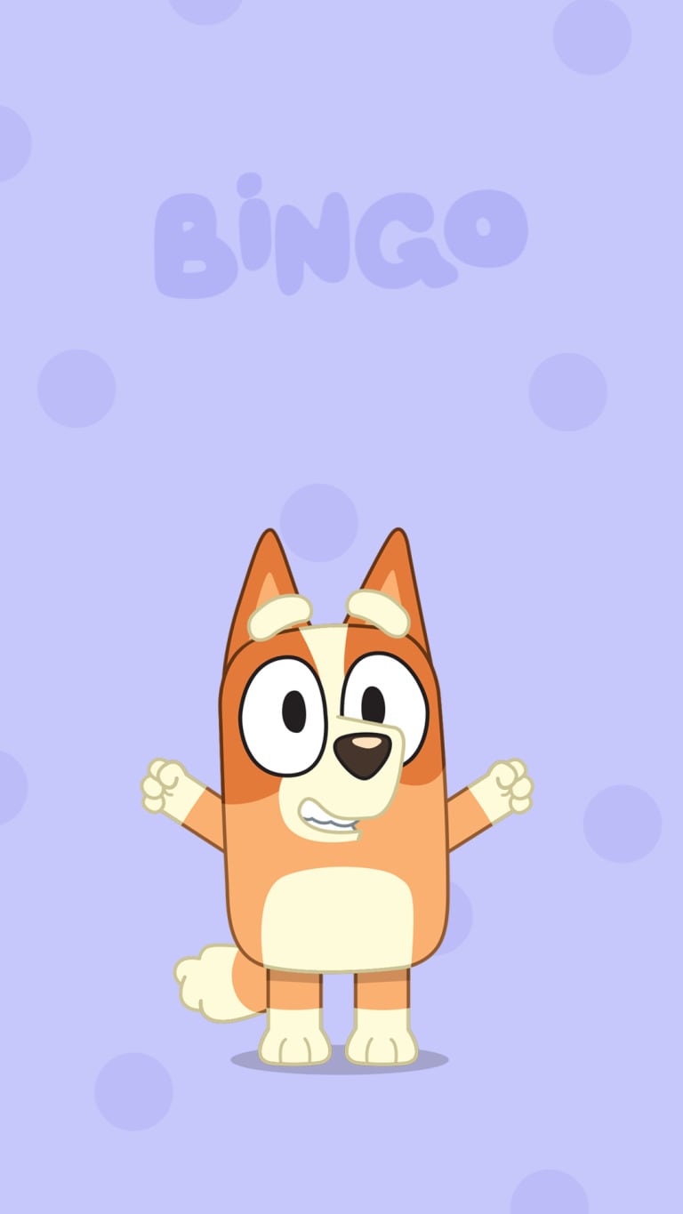 Fondo de pantalla de Bingo, hermana de Bluey