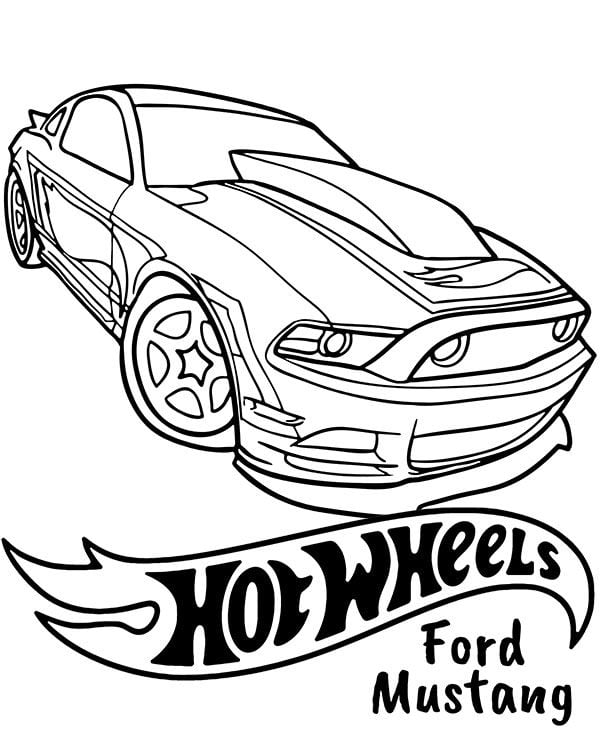 Dibujos de Hot Wheels para imprimir y colorear
