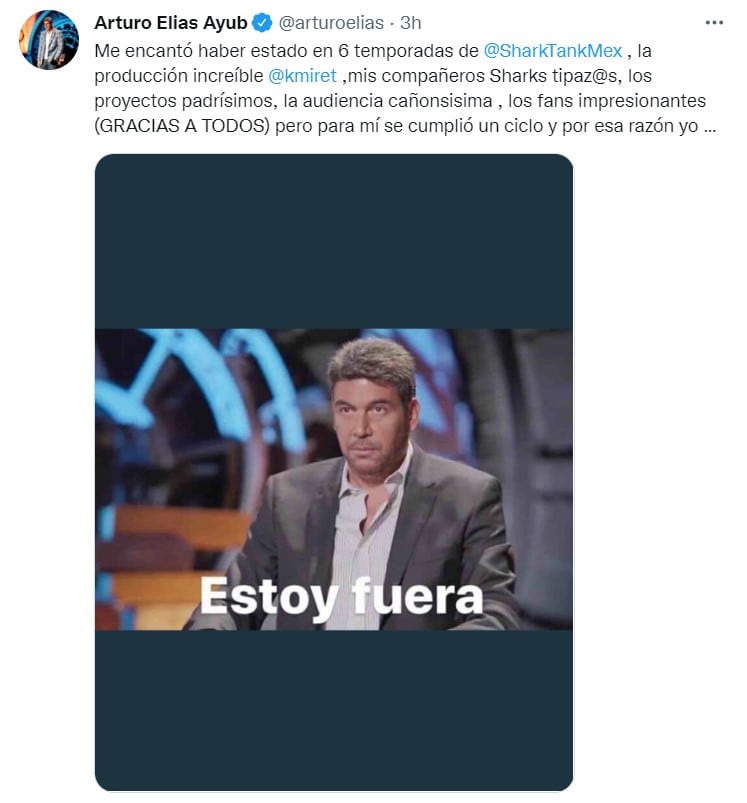 Post de Arturo Elías Ayub