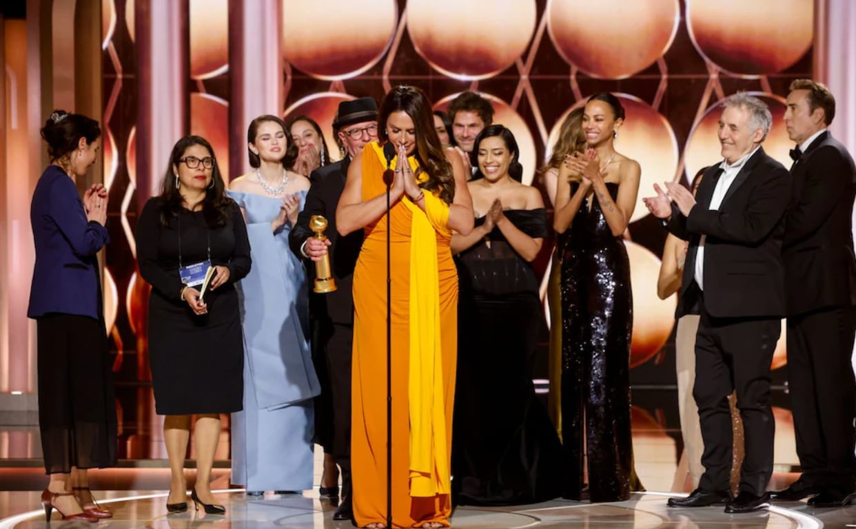 El poderoso mensaje de Karla Sofía Gascón en los Globos de Oro 2025