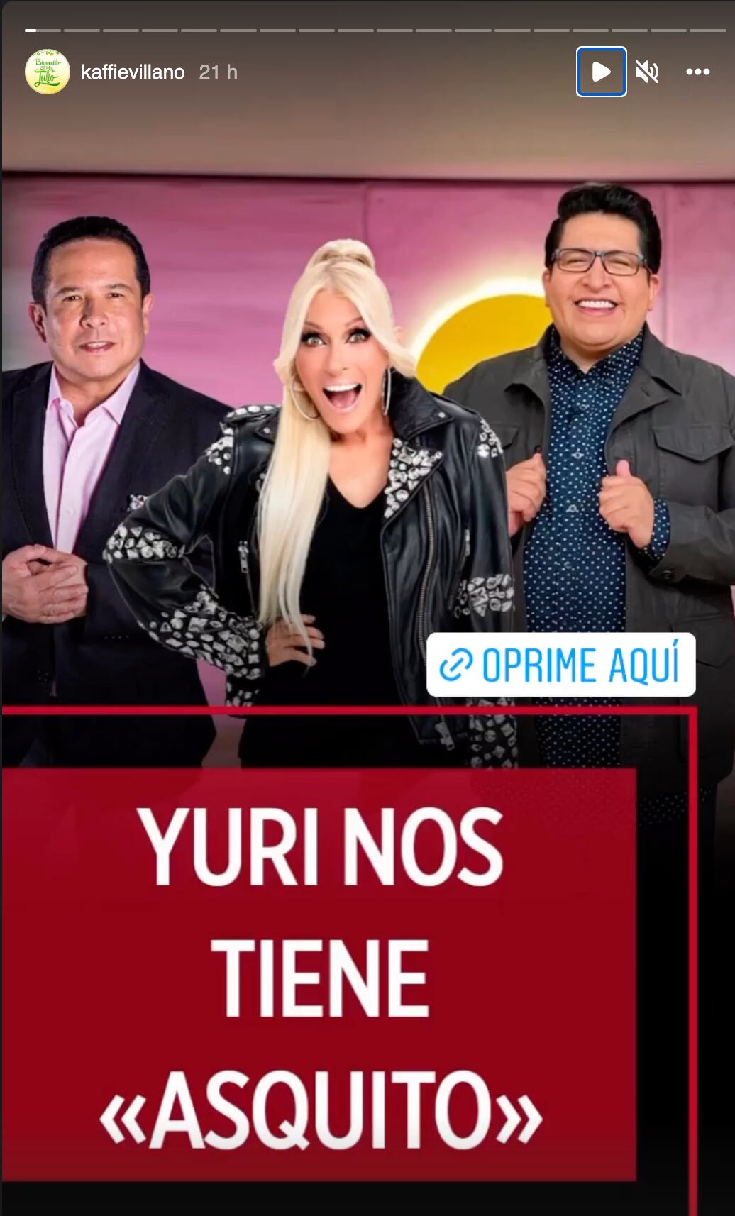 Alex Kaffie asegura que Yuri le tiene asco