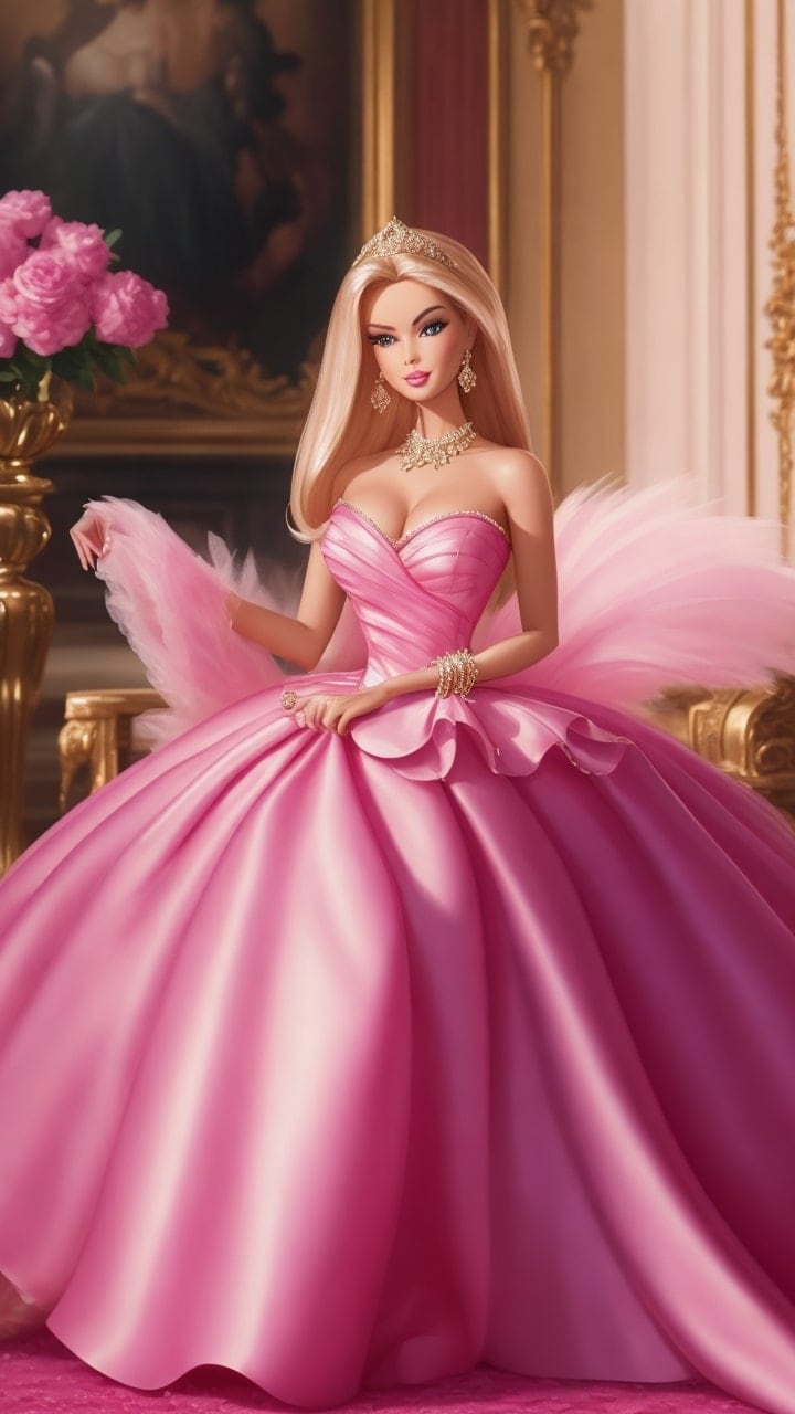 Fondo de Barbie princesa para smartphone