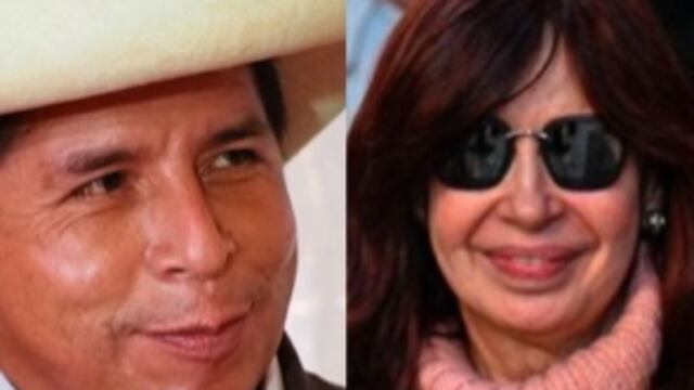 Pedro Castillo y Cristina Fernández