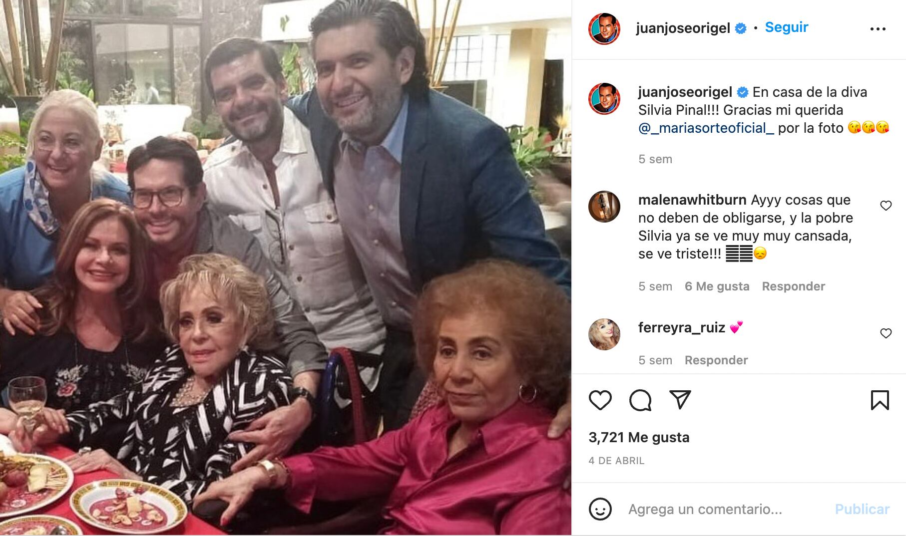 Pepillo dice ser amigo de Silvia Pinal