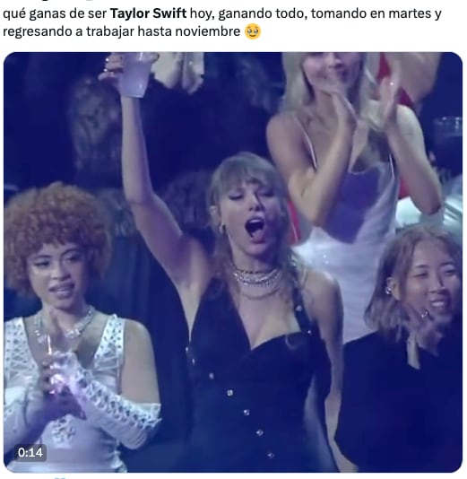 Memes de Taylor Swift borracha revelan cuánto disfrutó de los MTV Video Music Awards 2023