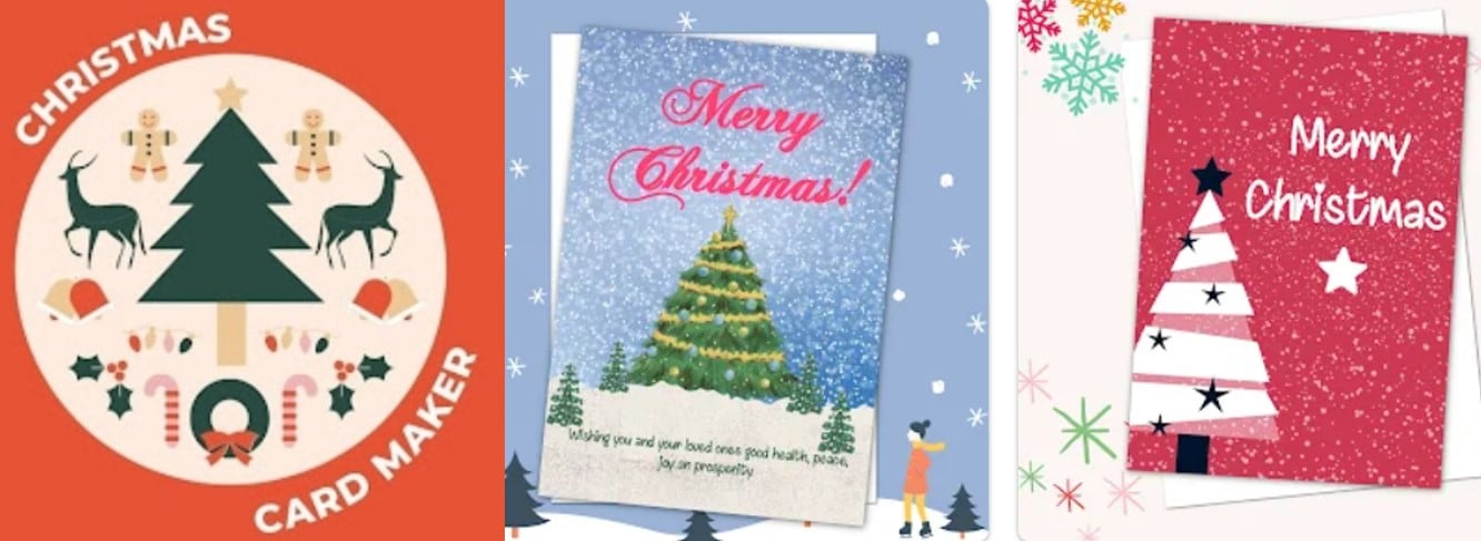 App para crear tarjetas de Navidad