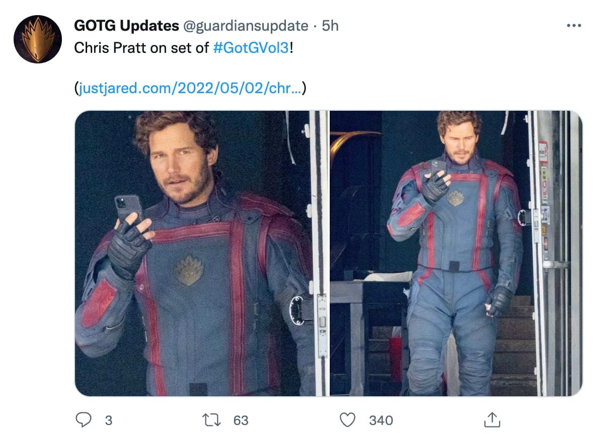 Trajes Guardianes de la Galaxia Vol. 3