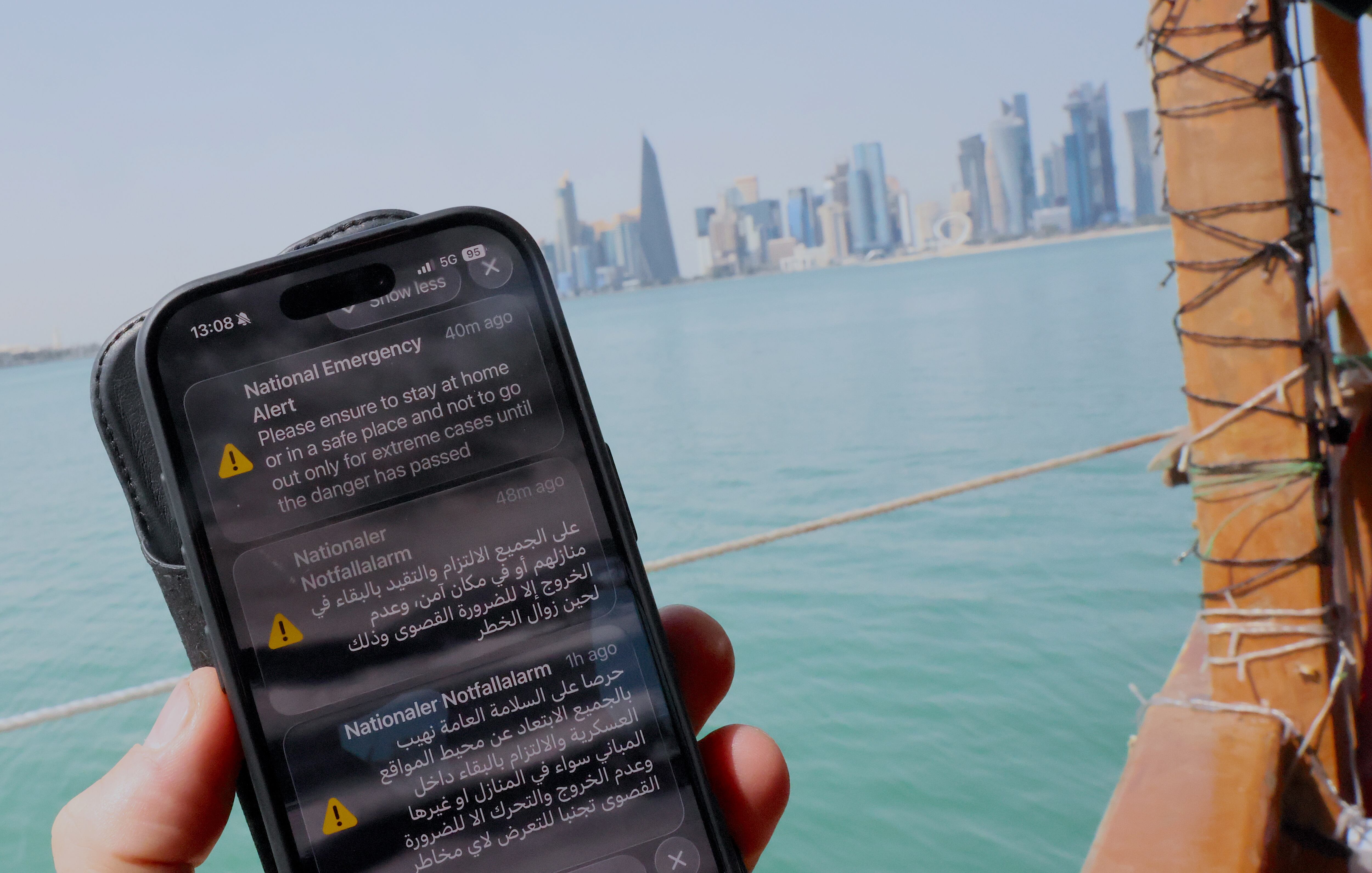 Alerta del Ministerio del Interior de Catar