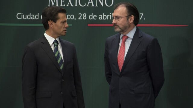 Enrique Peña Nieto y Luis Videgaray.
