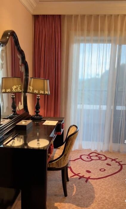 Habitación de Hello Kitty en el Lotte Hotel Jeju en Corea del Sur.