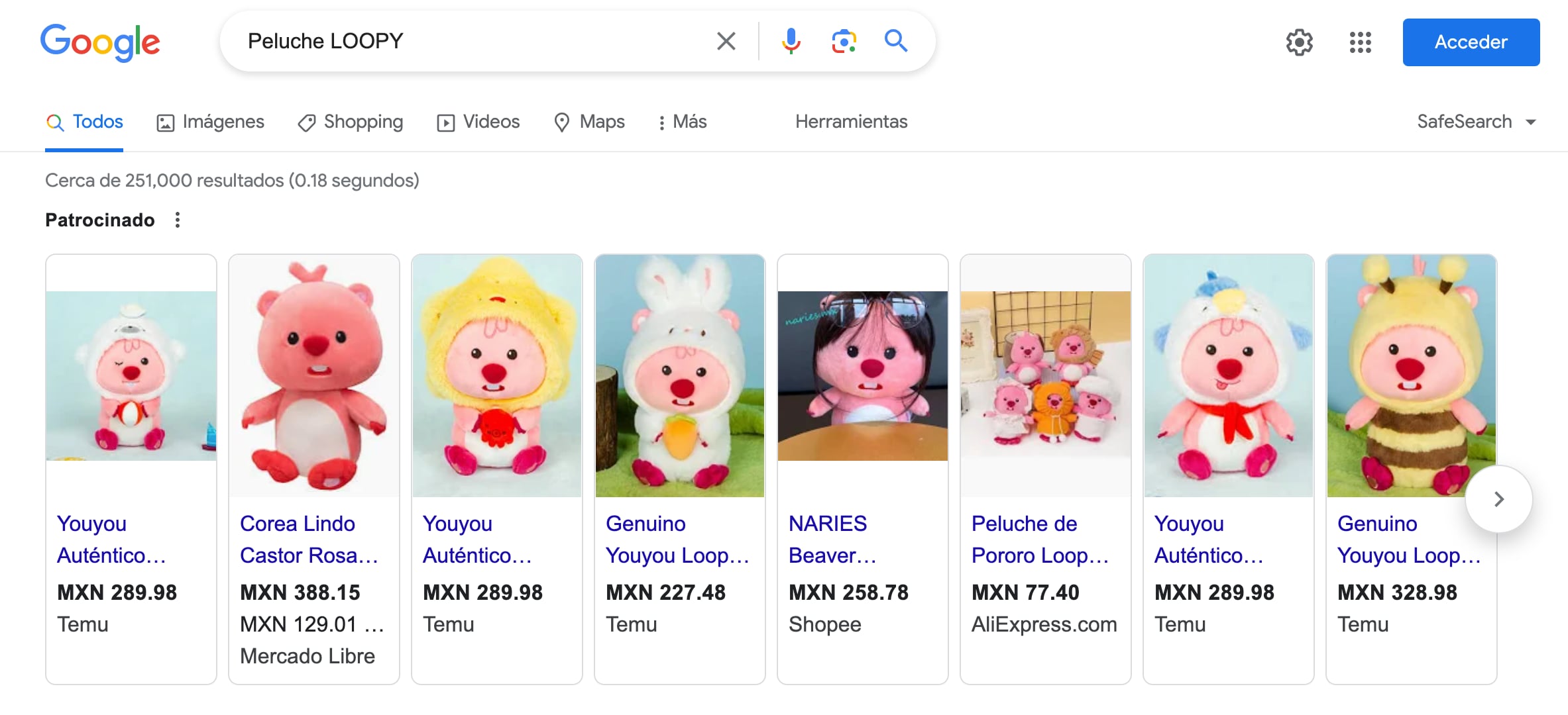 ¿Precio y dónde comprar el peluche Loopy?