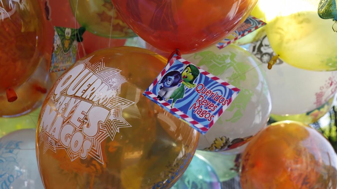 Globos para cartas de Reyes Magos
