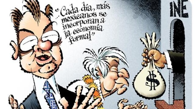 Preponderancia de La Jornada; viñeta en Reforma de @lopezobrador_ y @LVidegaray