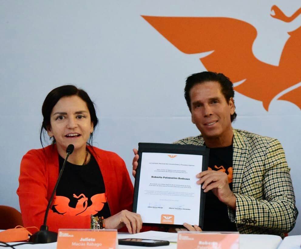 Roberto Palazuelos se registra como precandidato