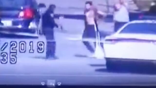 El sujeto había entrado a una casa para asaltarla.