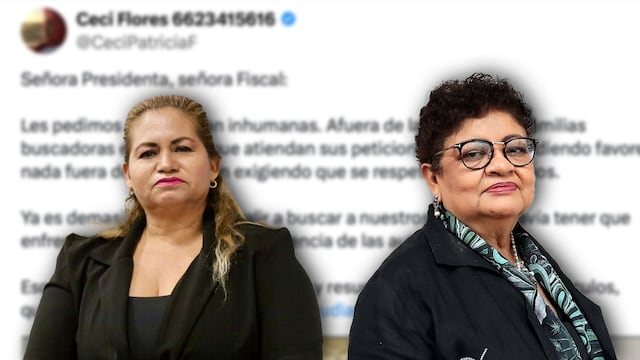 Ceci Flores pide a Ernestina Godoy atender a madres buscadoras que protestan en la FGR