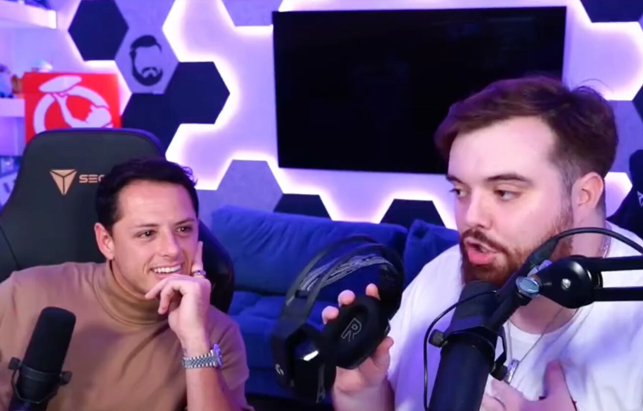 Ibai Llanos y Chicharito Hernández