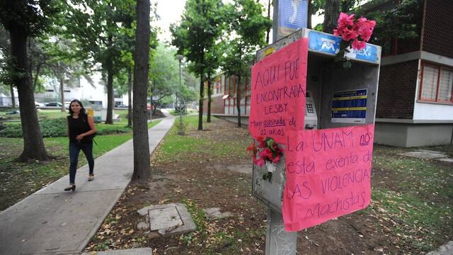 Caseta telefónica donde fue hallada muerta Lesvy Osorio