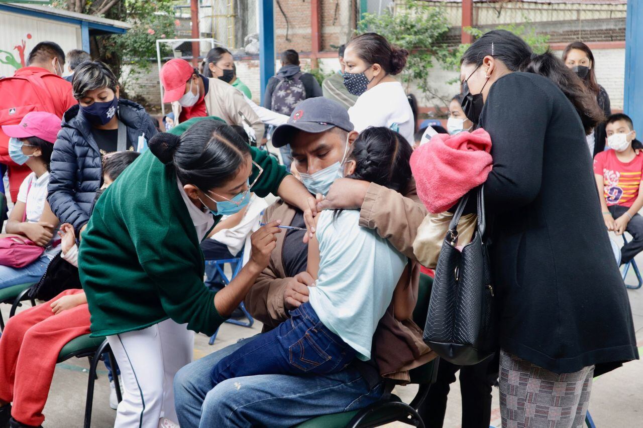Jornada de vacunación de niños