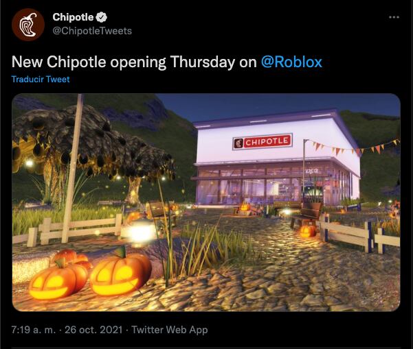 Chipotle en Roblox
