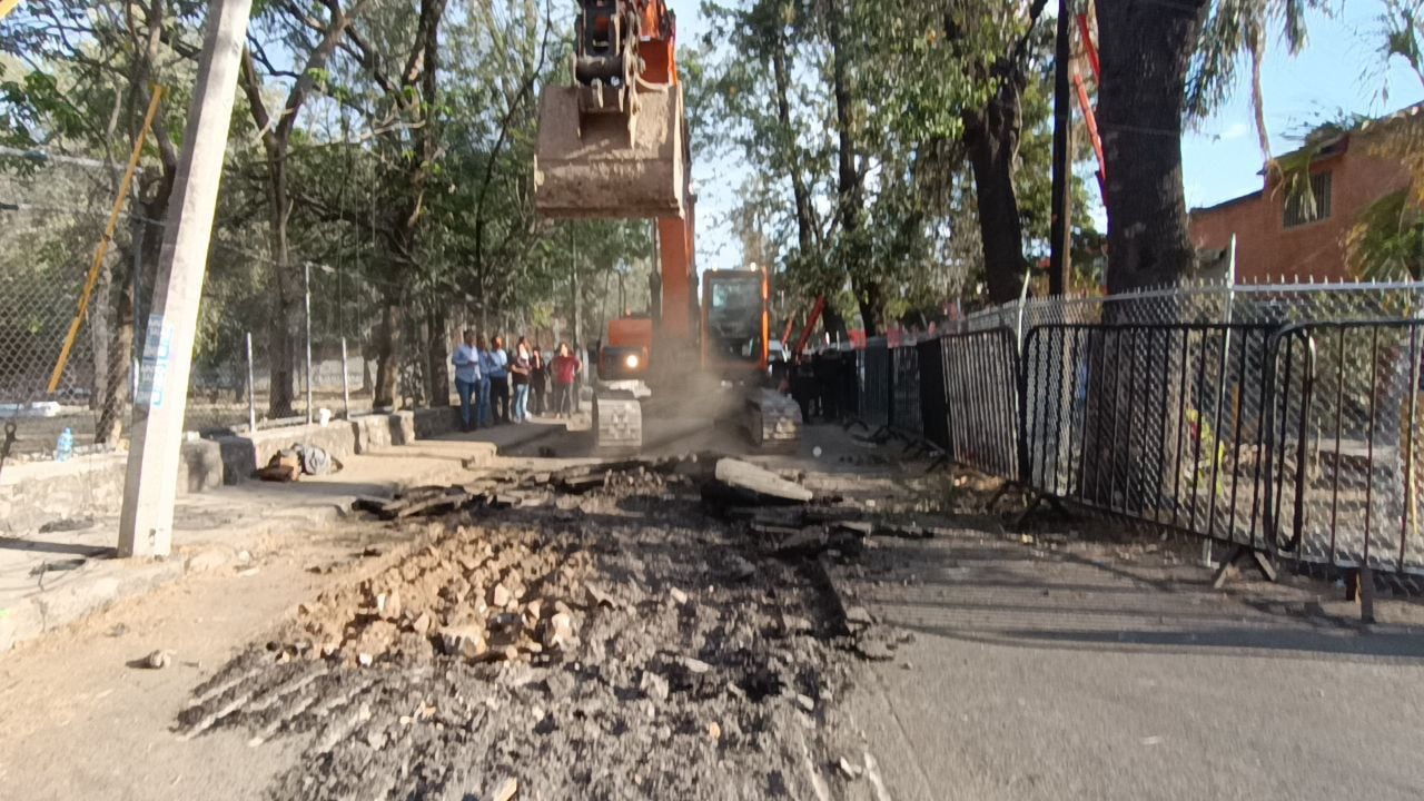 Piden al Siapa que termine obras en el parque San Rafael