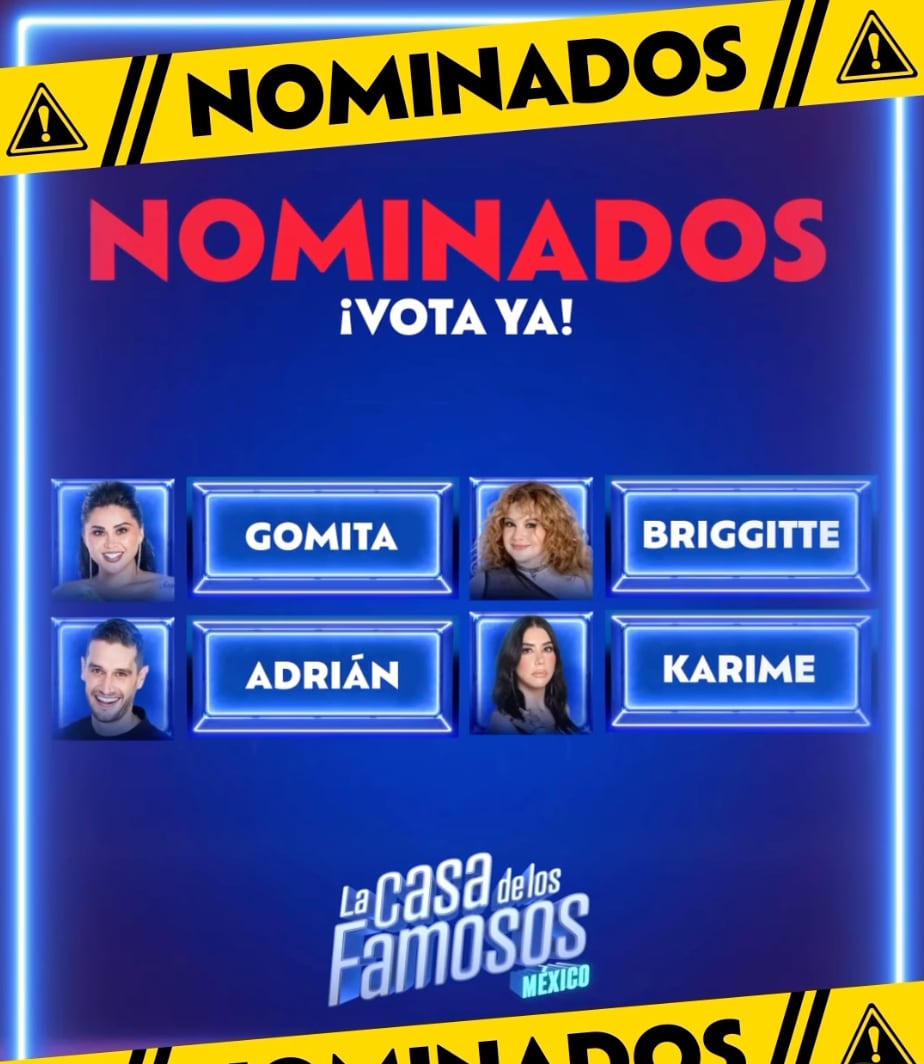 Nominados de La Casa de los Famosos 2024 semana seis