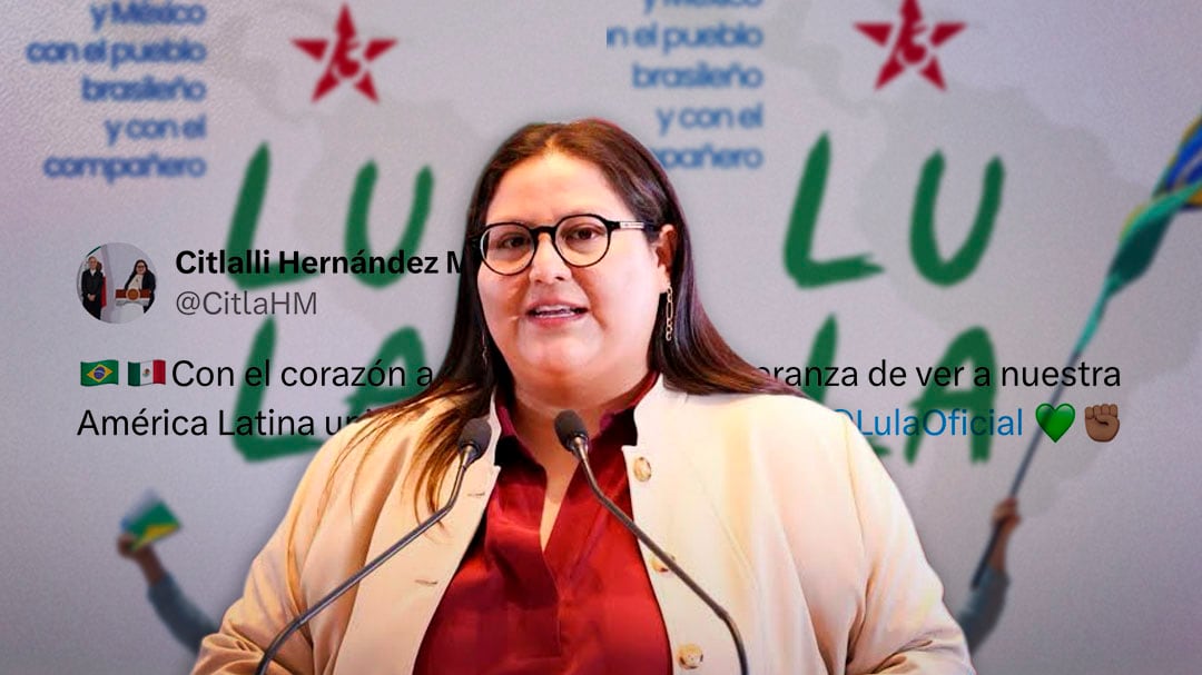 Citlalli Hernández respalda a Lula durante la segunda vuelta electoral en Brasil