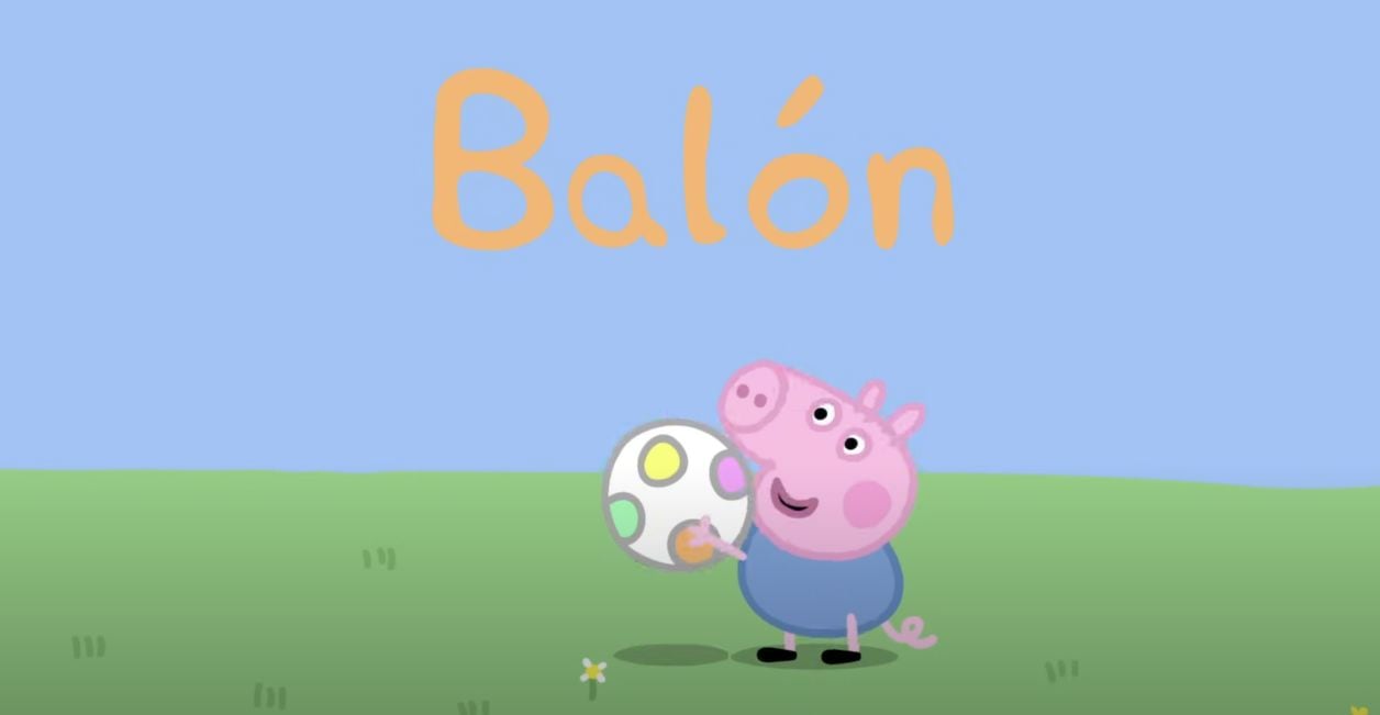Peppa Pig aprende el abecedario