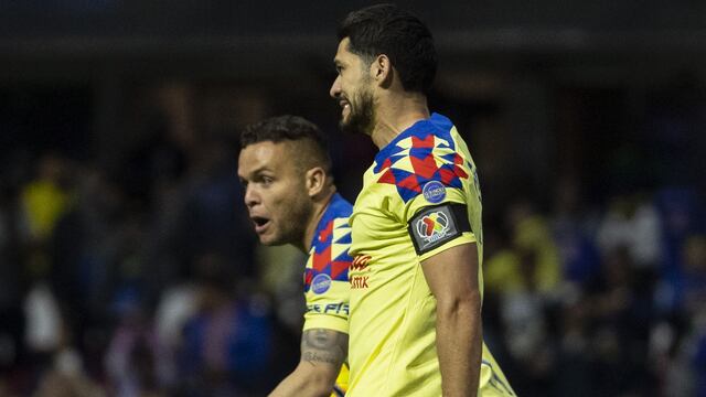 Cabecita Rodriguez y Henry Martín en el Club América