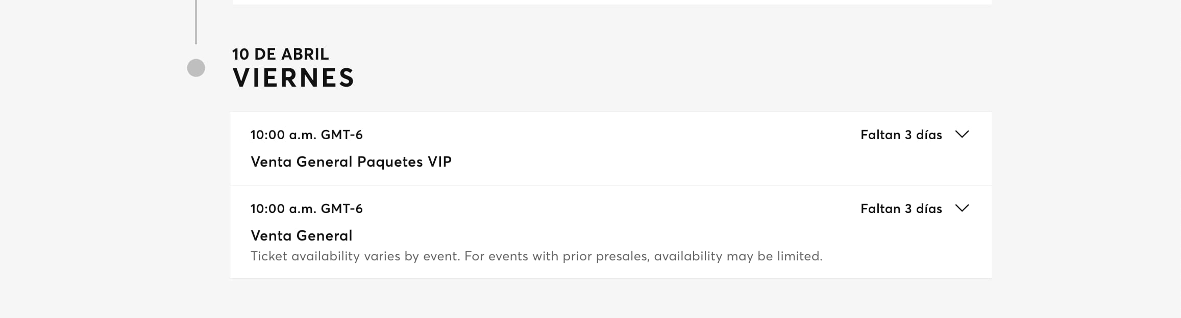 Fechas de preventa y venta de boletos para Young Miko