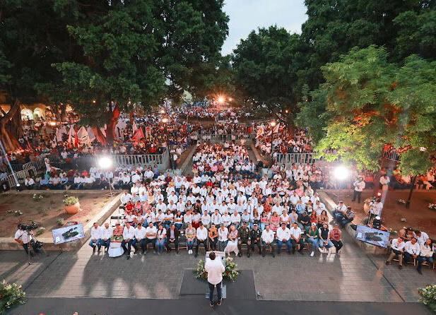Salomón Jara presume transformación en Oaxaca a 100 días de su gobierno