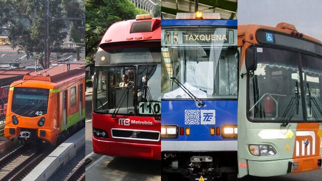 Horarios de Metro, Metrobús, RTP y Tren Ligero para el 31 de diciembre y 1 de enero