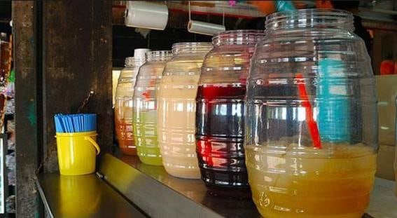 Aguas frescas.